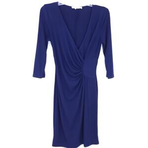 Laundry By Design Career Casual Dress, Navy Blue, Est. XS, 3/4 Sleeve, Stretchy